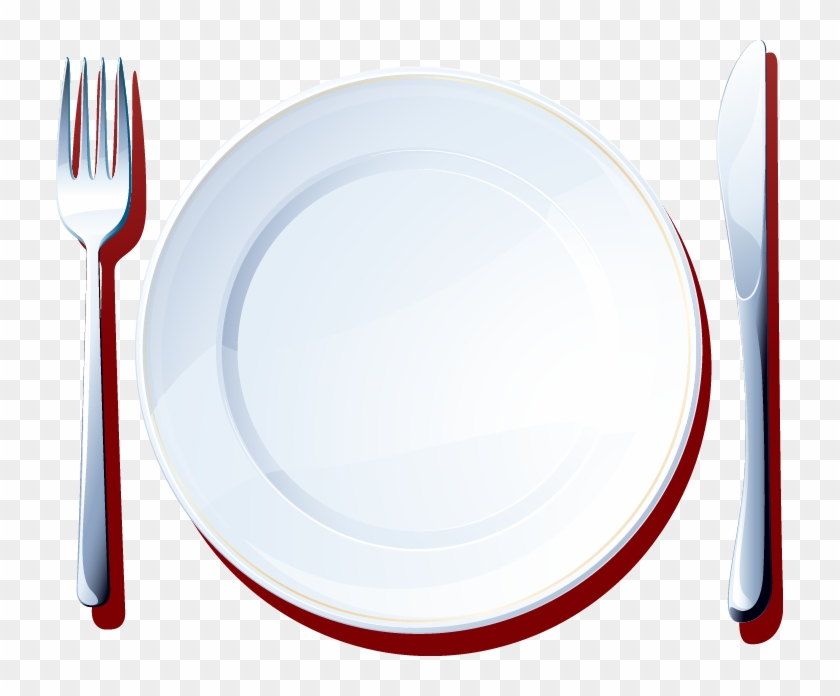 Detail Plate And Fork Clipart Nomer 44