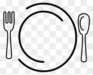 Detail Plate Fork And Knife Clipart Nomer 15