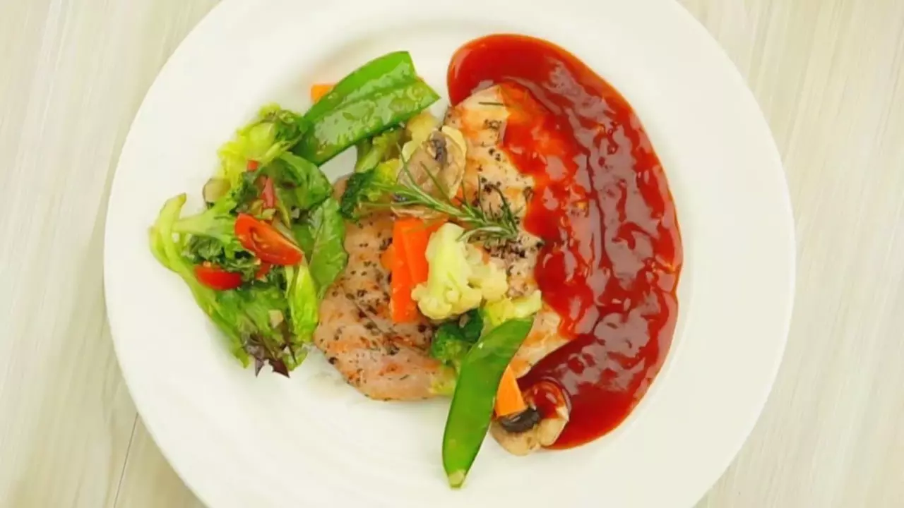 Detail Plating Steak Ayam Nomer 6