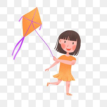 Detail Playing Kite Clipart Nomer 54