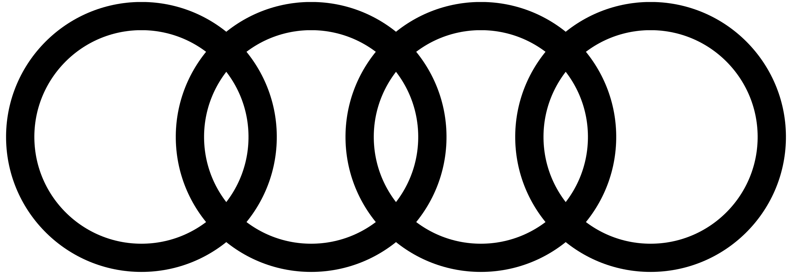 Detail Audi Logo Nomer 6