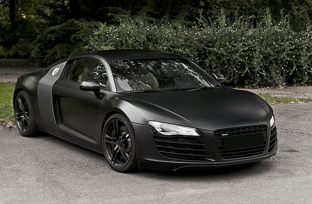 Detail Audi R8 Matte Black Nomer 3