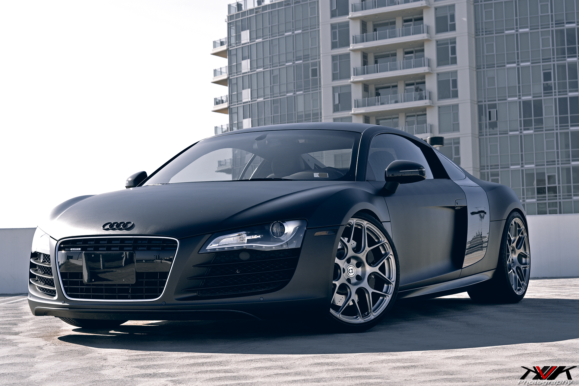 Detail Audi R8 Matte Black Nomer 25