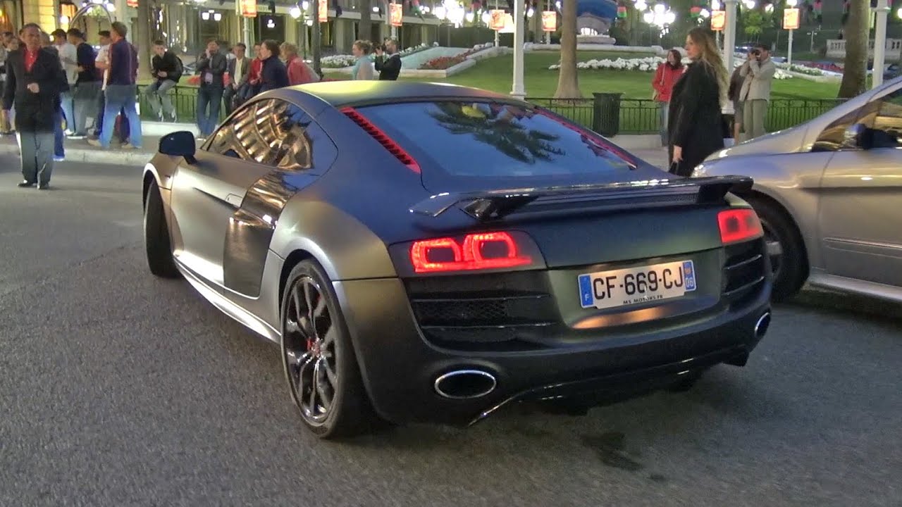 Detail Audi R8 Matte Black Nomer 38