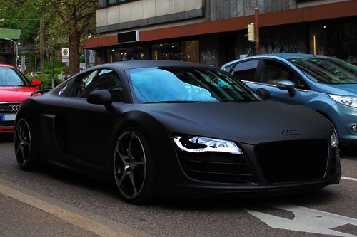 Detail Audi R8 Matte Black Nomer 43