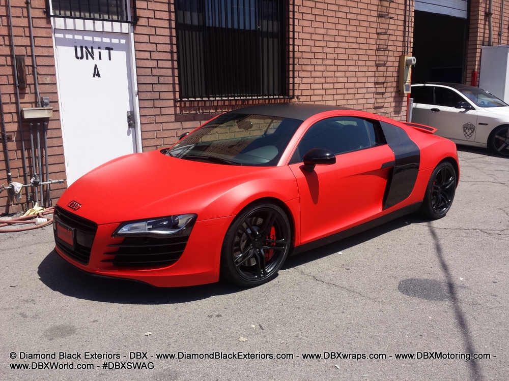 Detail Audi R8 Matte Black Nomer 54