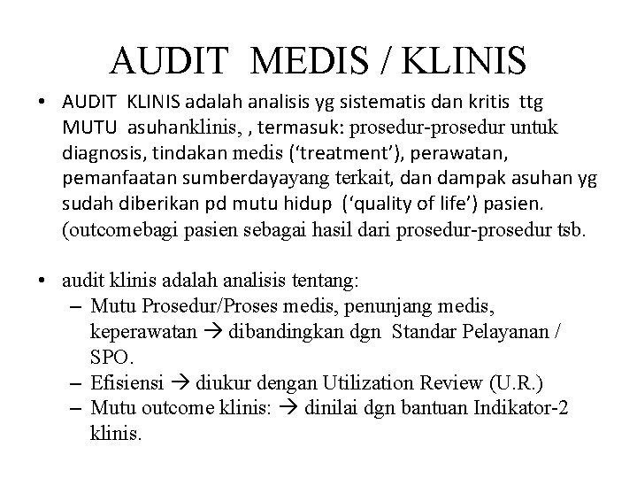 Detail Audit Medis Rumah Sakit Nomer 28