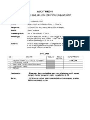 Detail Audit Medis Rumah Sakit Nomer 5