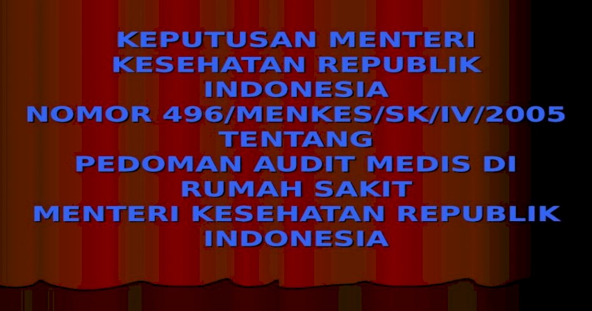 Detail Audit Medis Rumah Sakit Nomer 48