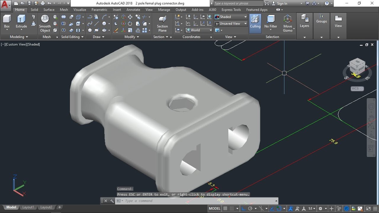 Detail Autocad Autocad Gambar Conector Nomer 12