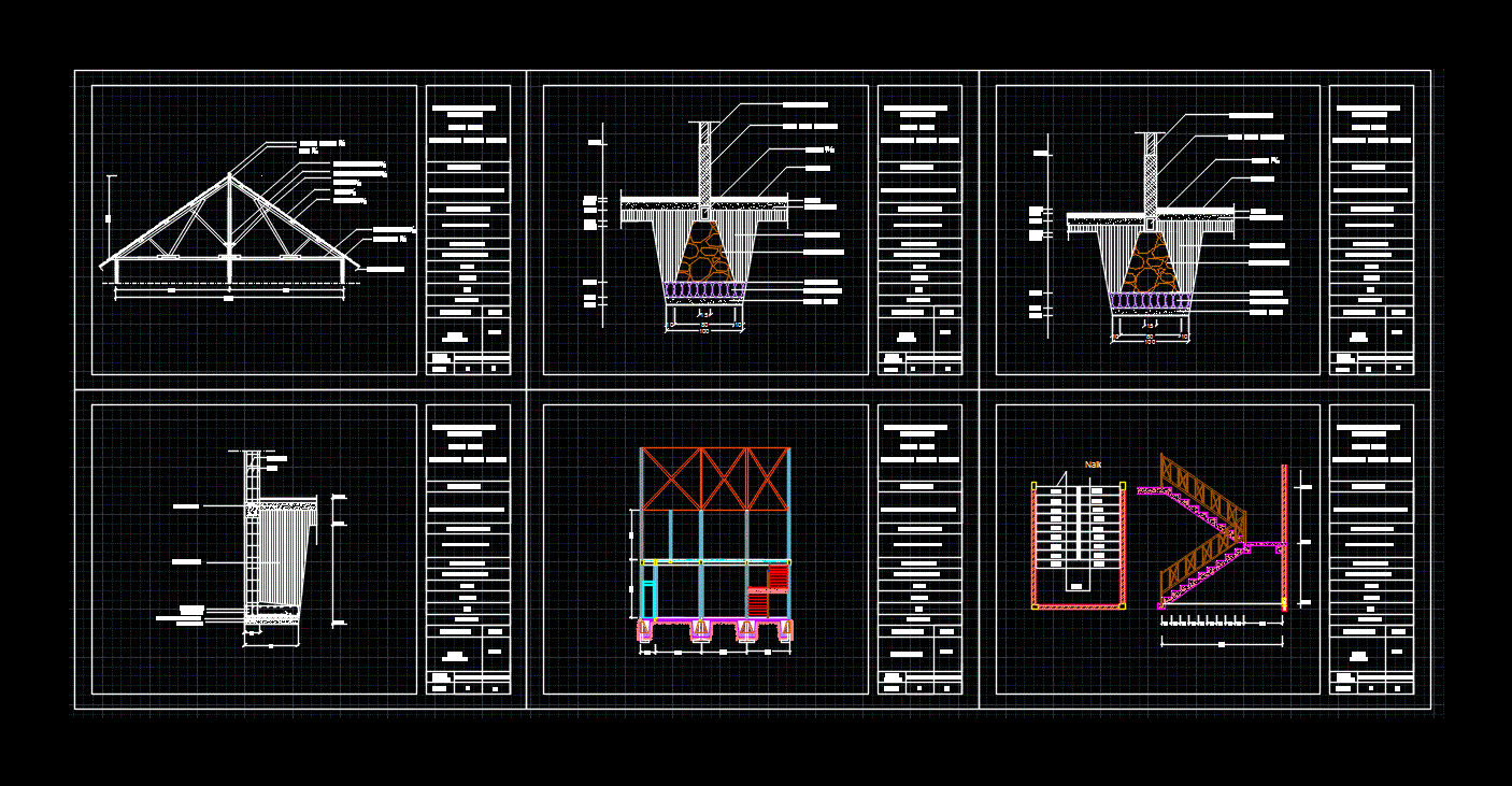 Detail Autocad Denah Rumah 2 Lantai Nomer 31