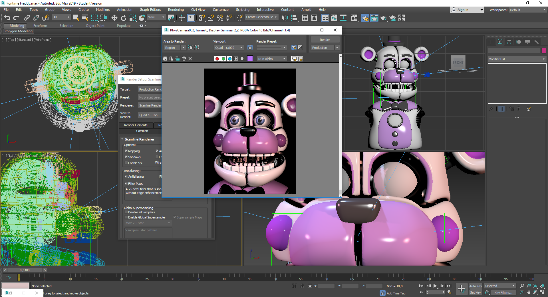 Detail Autodesk 3ds Max Fnaf Nomer 13