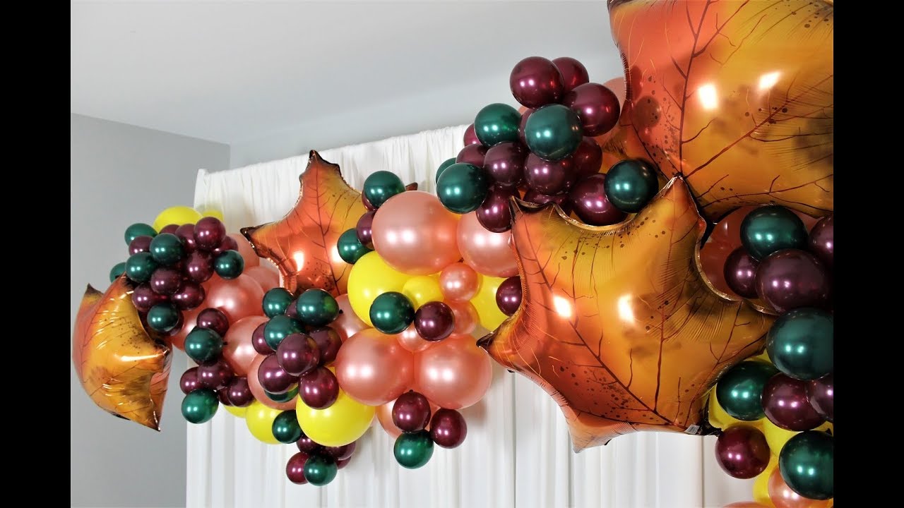 Detail Autumn Balloon Garland Nomer 15