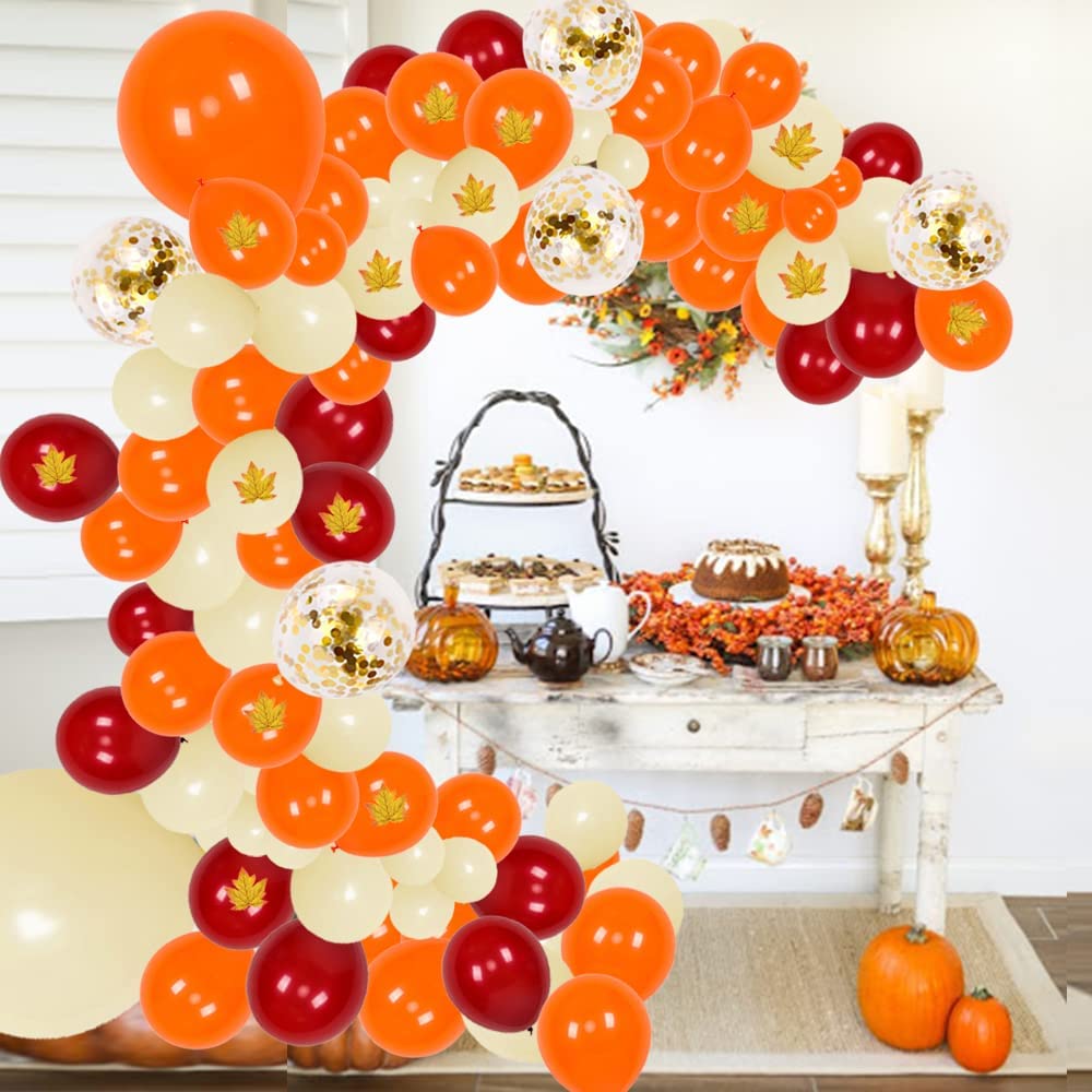 Detail Autumn Balloon Garland Nomer 26