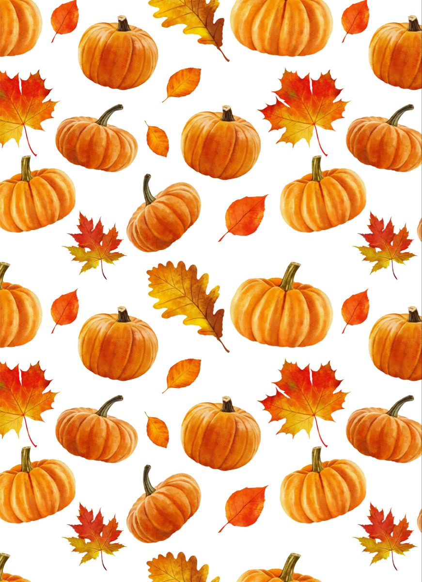 Detail Autumn Leaves And Pumpkins Wallpaper Nomer 27