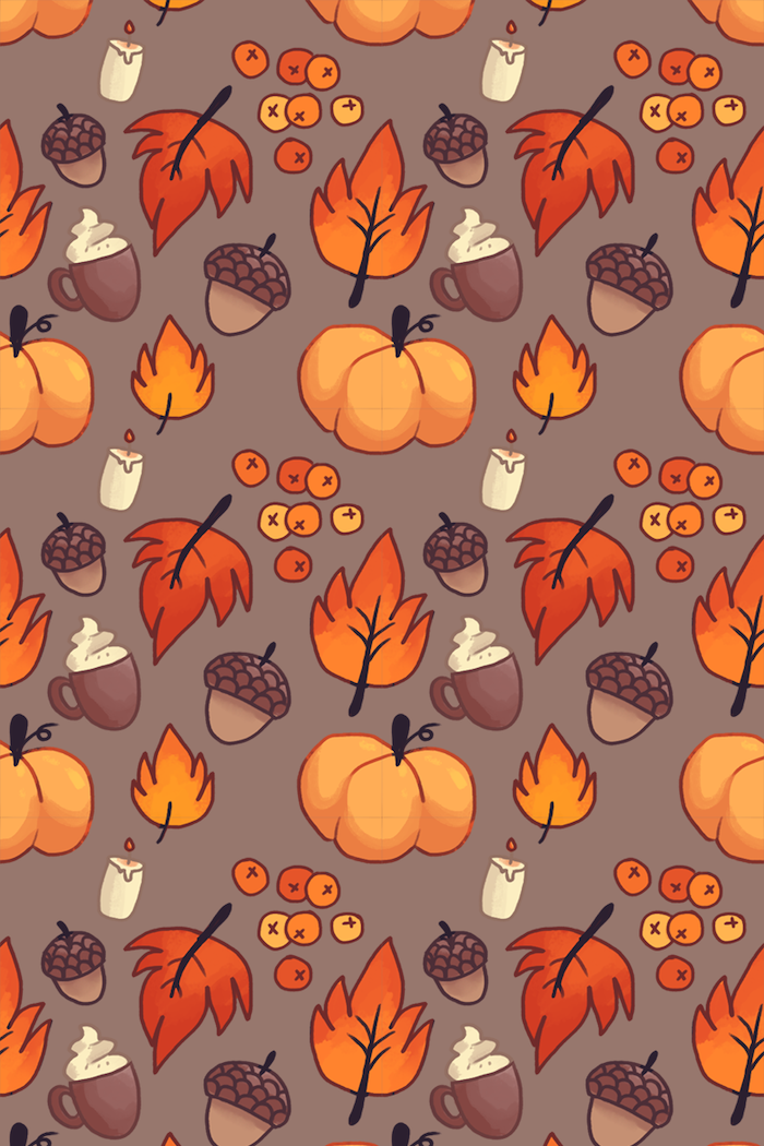 Detail Autumn Leaves And Pumpkins Wallpaper Nomer 33