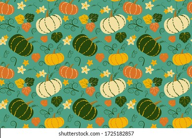 Detail Autumn Leaves And Pumpkins Wallpaper Nomer 38
