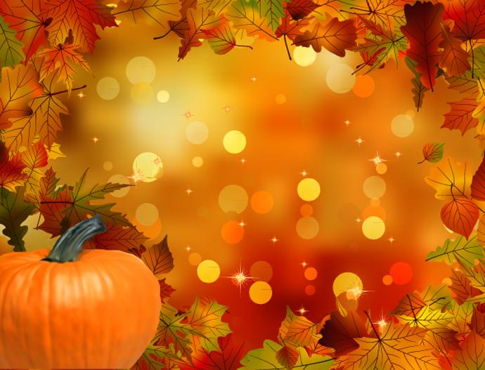 Detail Autumn Leaves And Pumpkins Wallpaper Nomer 44