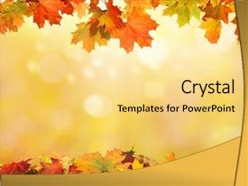 Detail Autumn Leaves Powerpoint Template Free Nomer 14