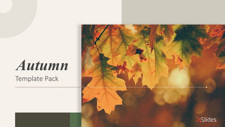 Detail Autumn Leaves Powerpoint Template Free Nomer 20