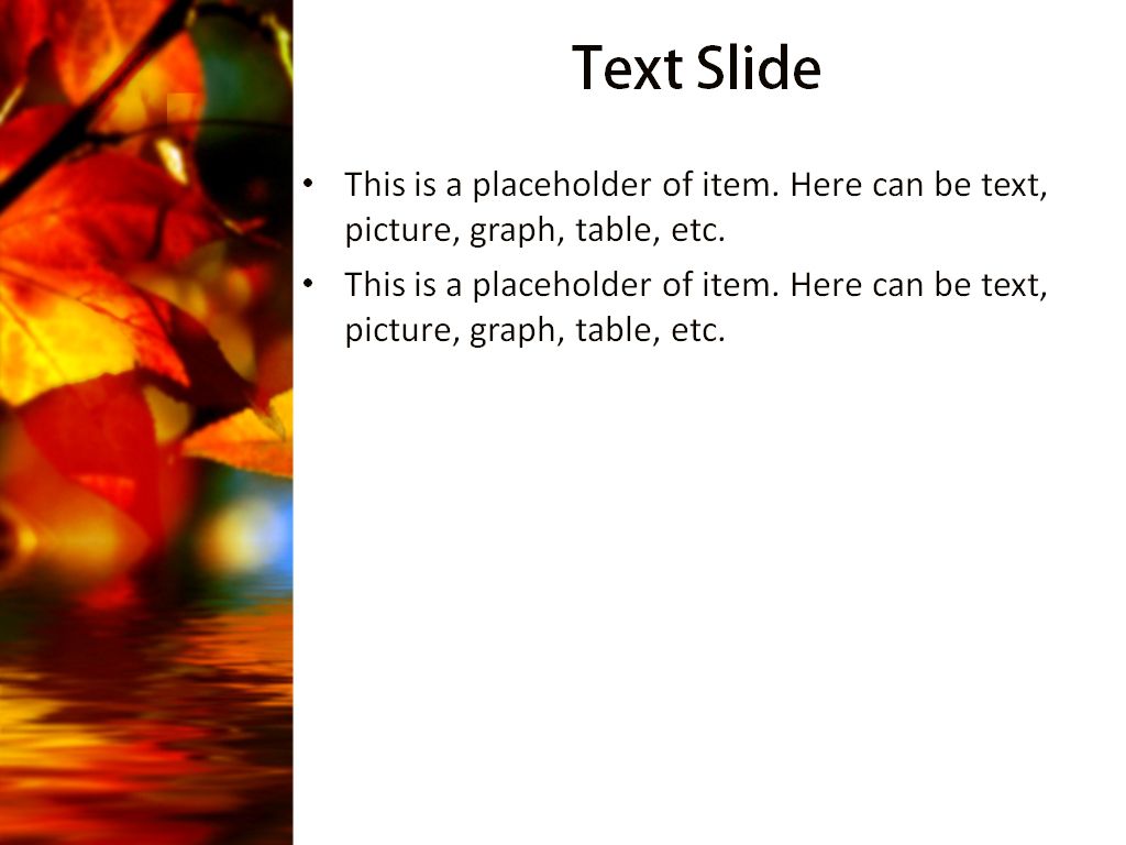 Detail Autumn Leaves Powerpoint Template Free Nomer 27