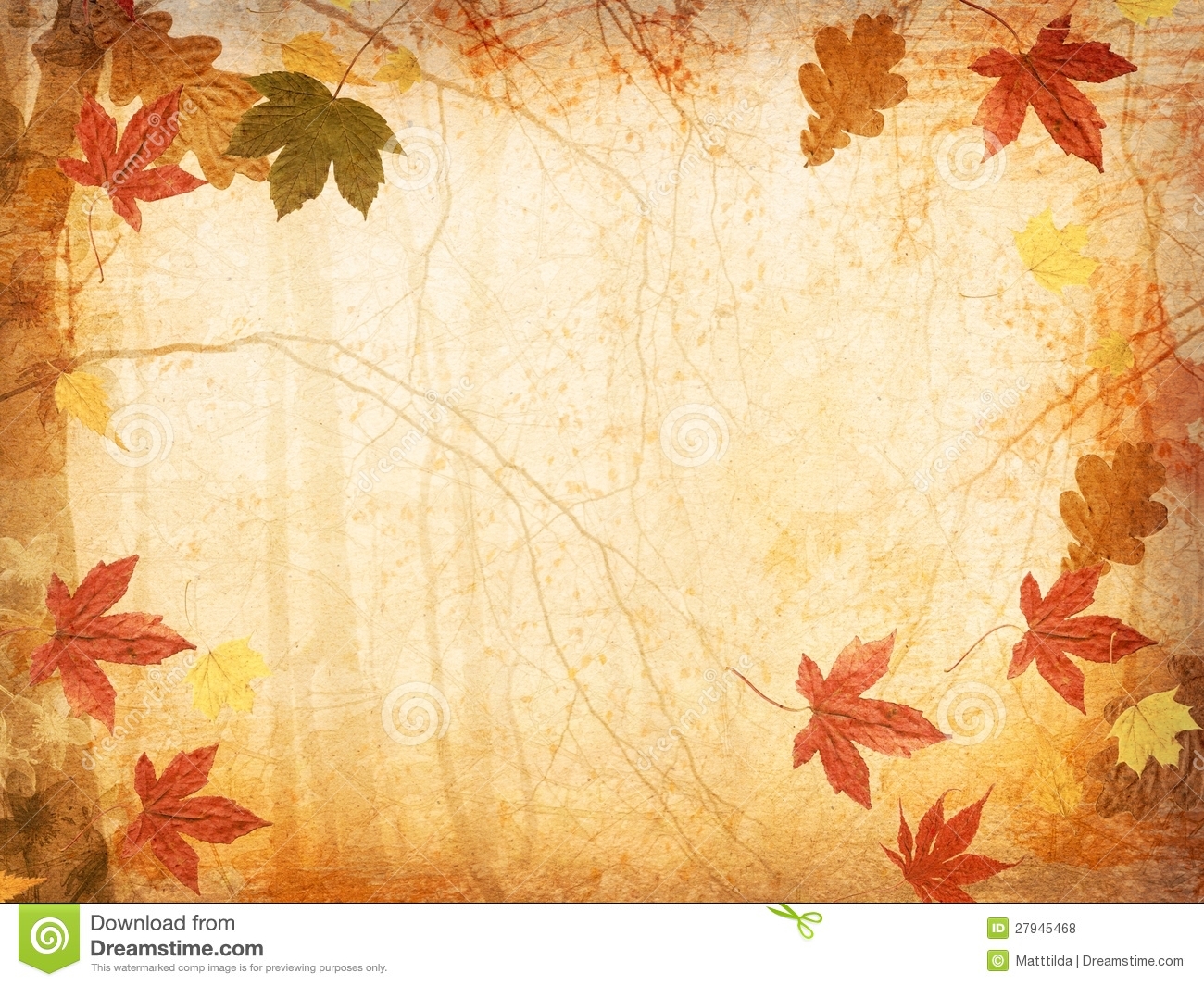 Detail Autumn Leaves Powerpoint Template Free Nomer 31