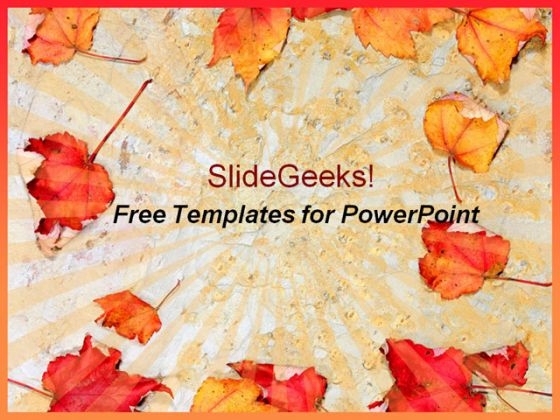Detail Autumn Leaves Powerpoint Template Free Nomer 37