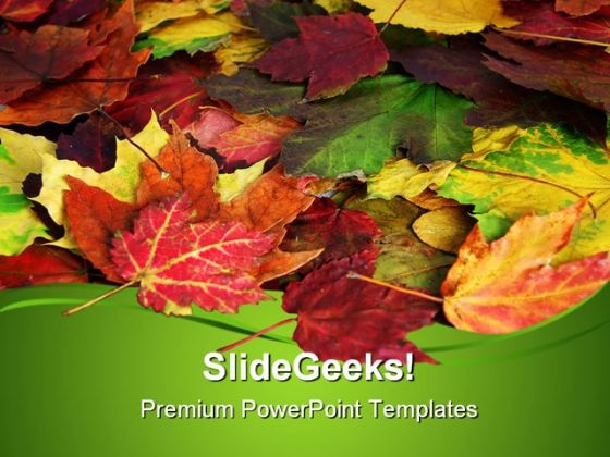 Detail Autumn Leaves Powerpoint Template Free Nomer 39