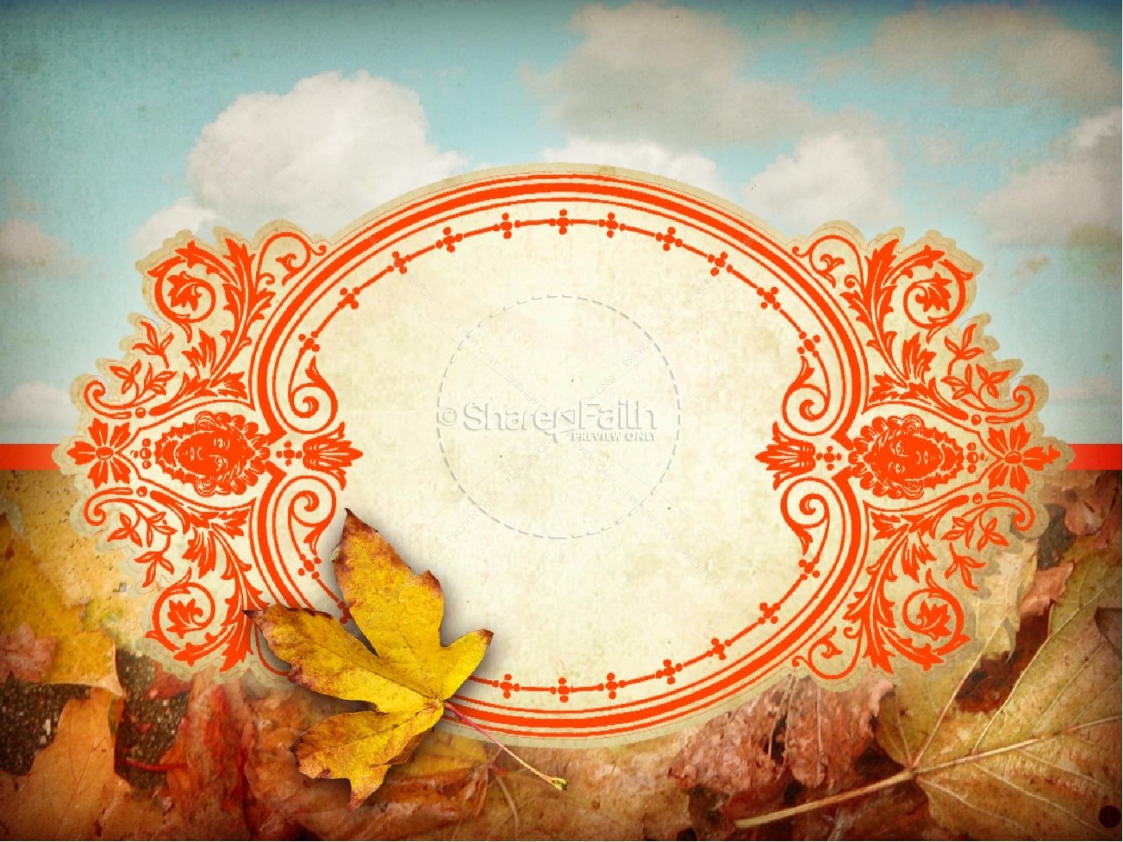 Detail Autumn Leaves Powerpoint Template Free Nomer 43