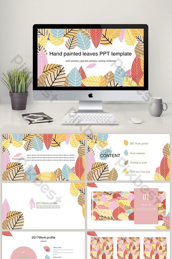 Detail Autumn Leaves Powerpoint Template Free Nomer 52