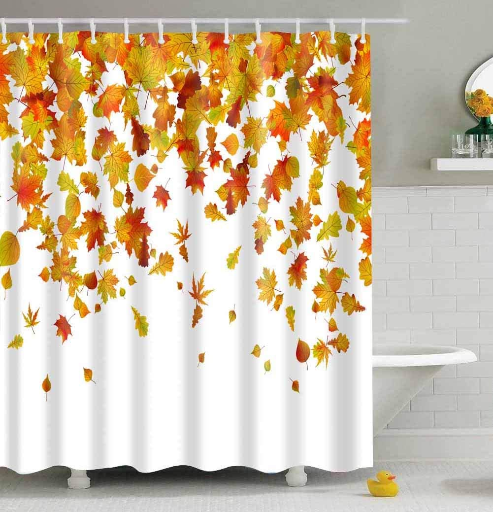 Autumn Leaves Shower Curtains - KibrisPDR