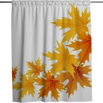 Detail Autumn Leaves Shower Curtains Nomer 39