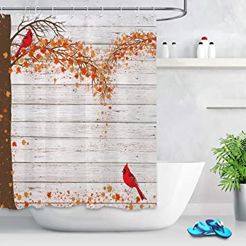 Detail Autumn Leaves Shower Curtains Nomer 45