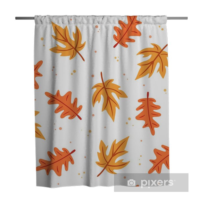 Detail Autumn Leaves Shower Curtains Nomer 55