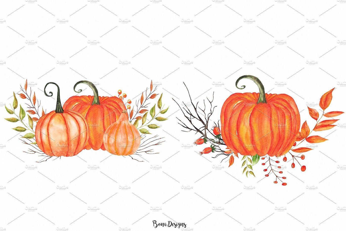 Detail Autumn Pumpkin Clipart Nomer 40