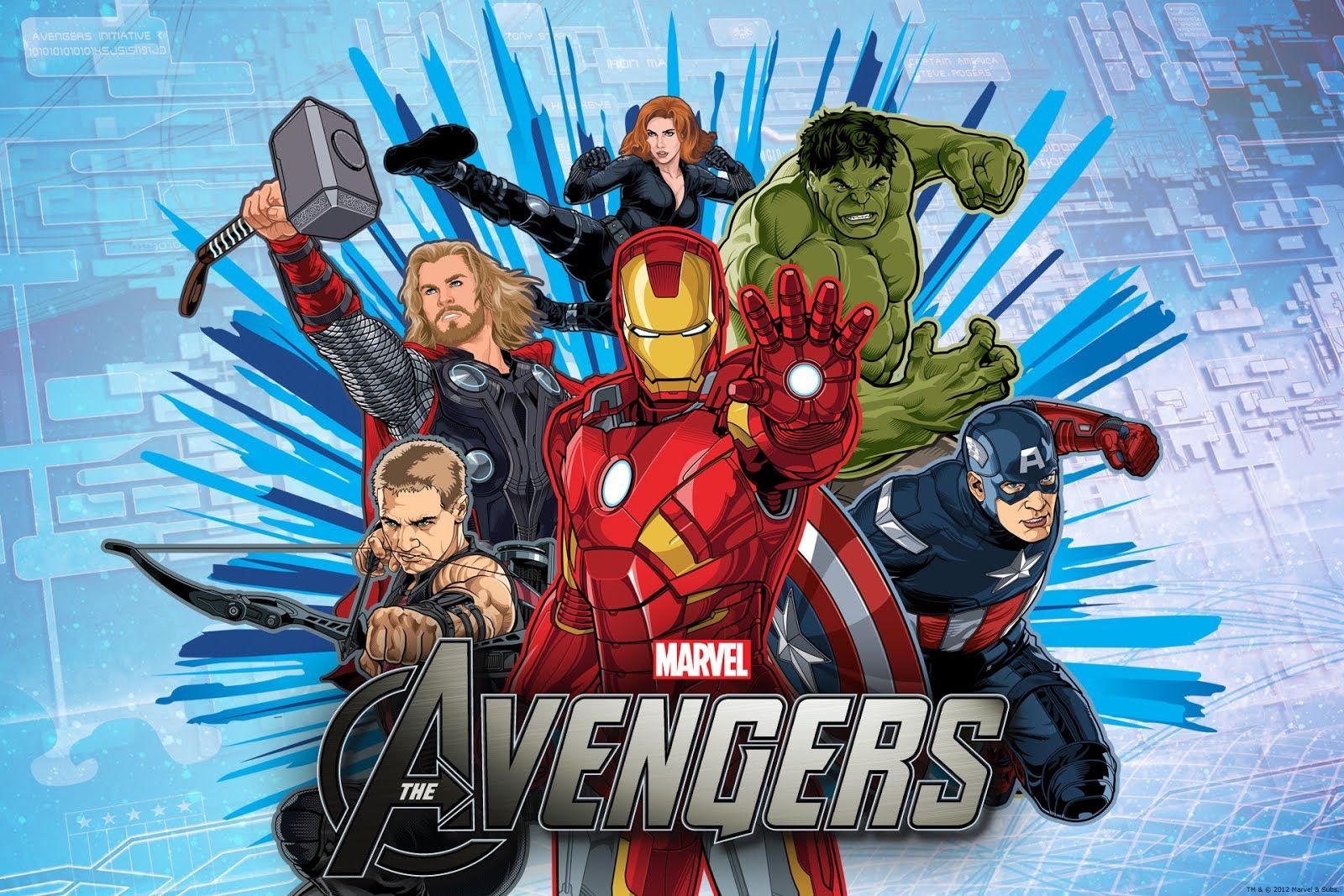 Avengers Cartoon Wallpaper - KibrisPDR