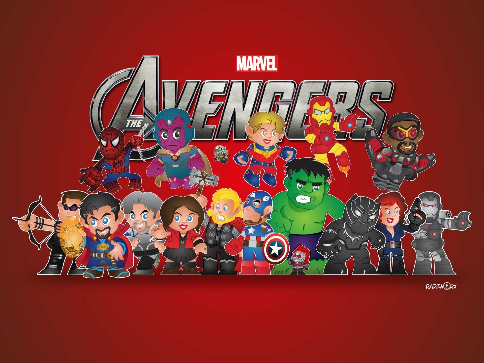 Detail Avengers Cartoon Wallpaper Nomer 11
