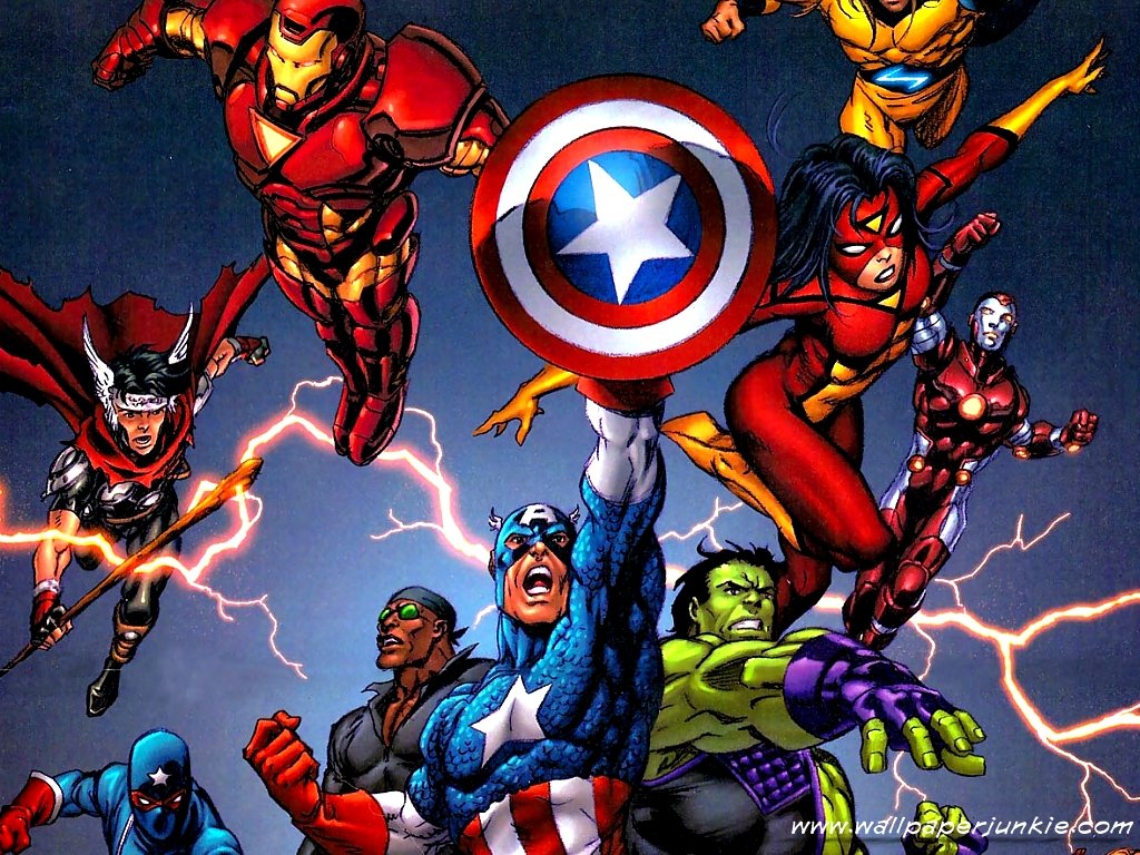 Detail Avengers Cartoon Wallpaper Nomer 16