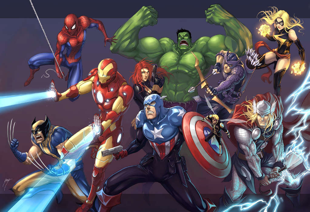 Detail Avengers Cartoon Wallpaper Nomer 42