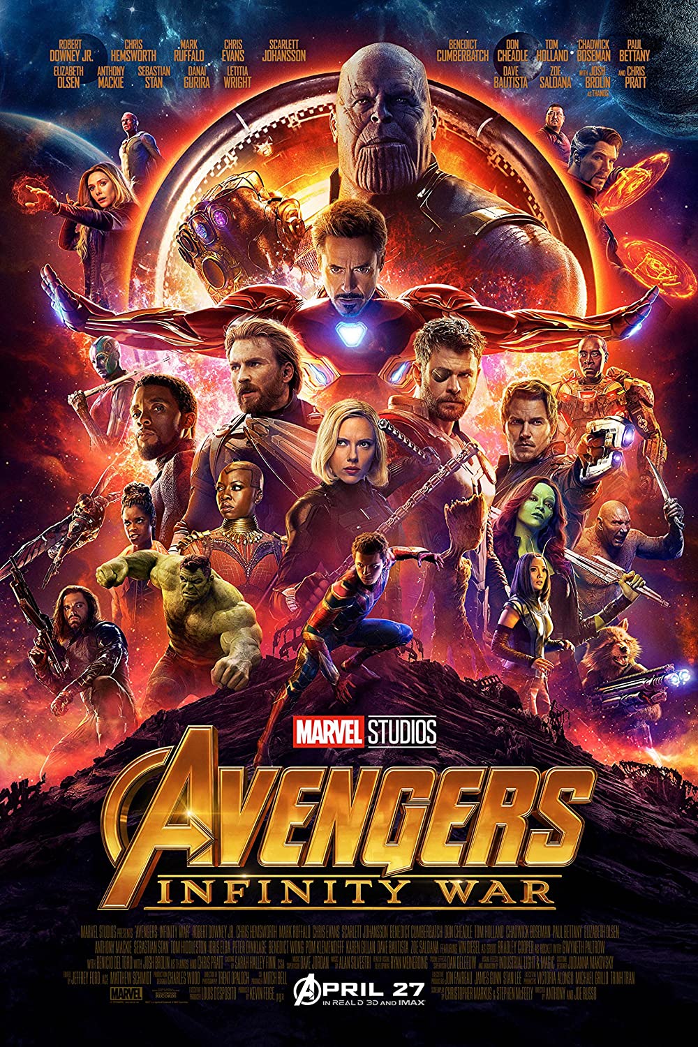 Avengers Infinity War Movie Poster - KibrisPDR