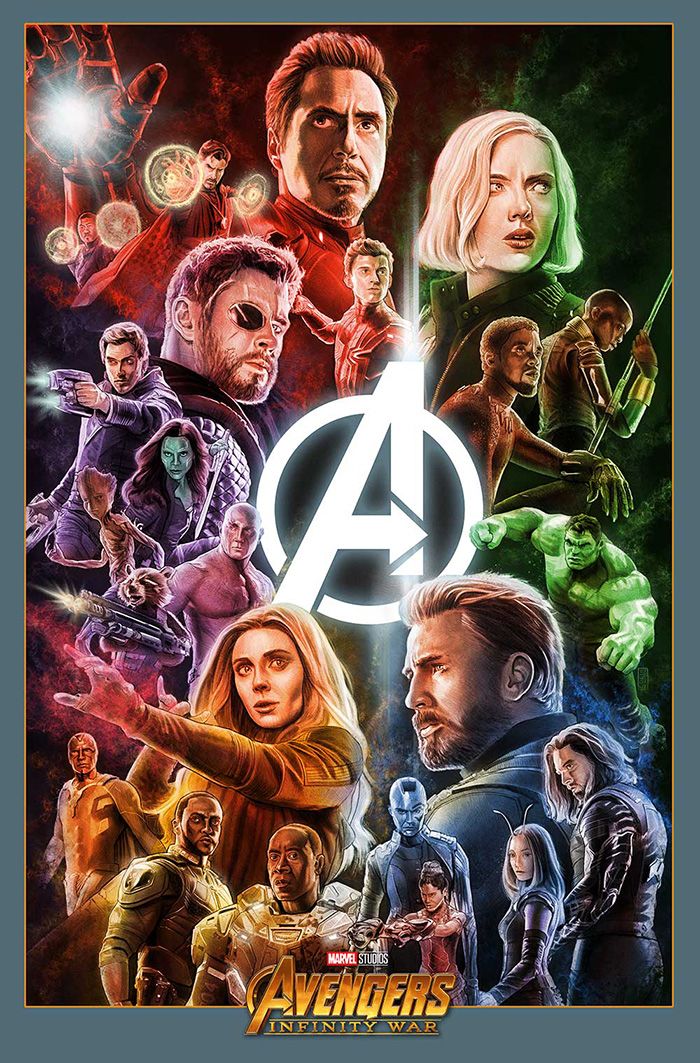 Detail Avengers Infinity War Movie Poster Nomer 35