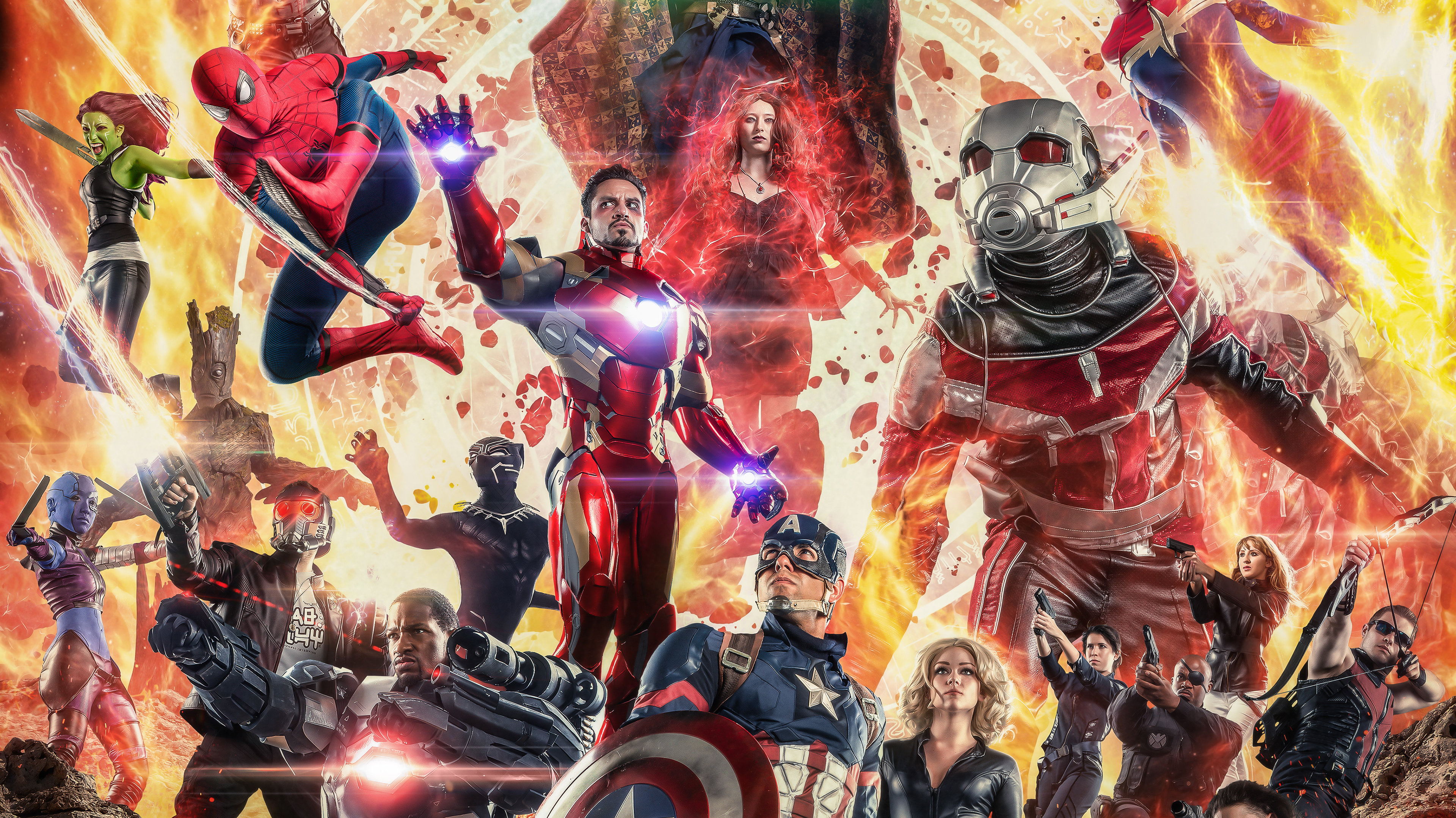 Detail Avengers Infinity War Wallpaper 4k Nomer 41