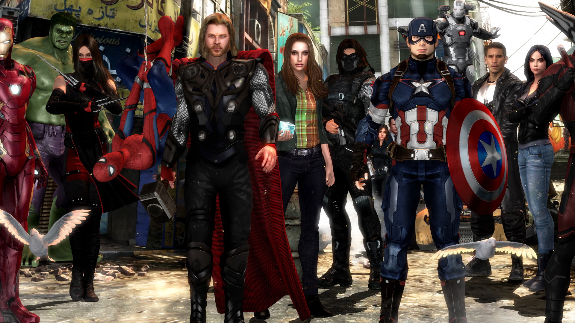 Detail Avengers Wallpaper Hd 1080p Nomer 38