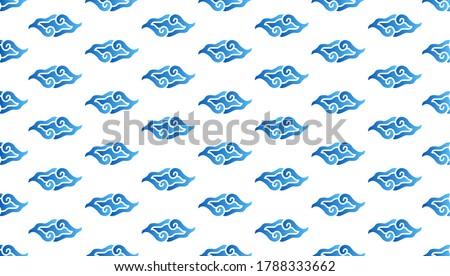 Detail Awan Mega Mendung Vector Nomer 32
