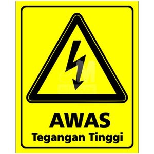 Detail Awas Listrik Tegangan Tinggi Nomer 4