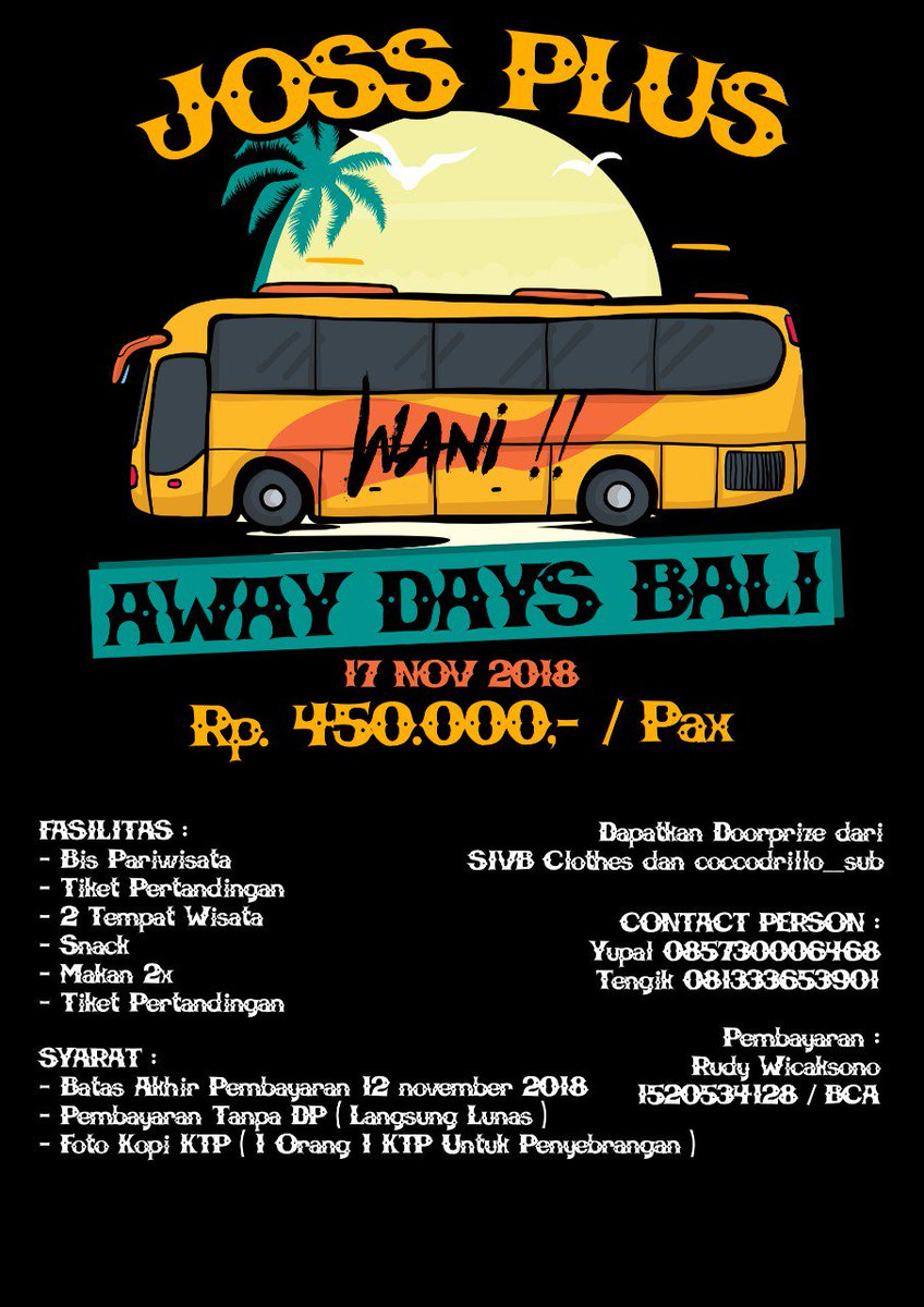 Detail Awaydays Logo Bus Nomer 18