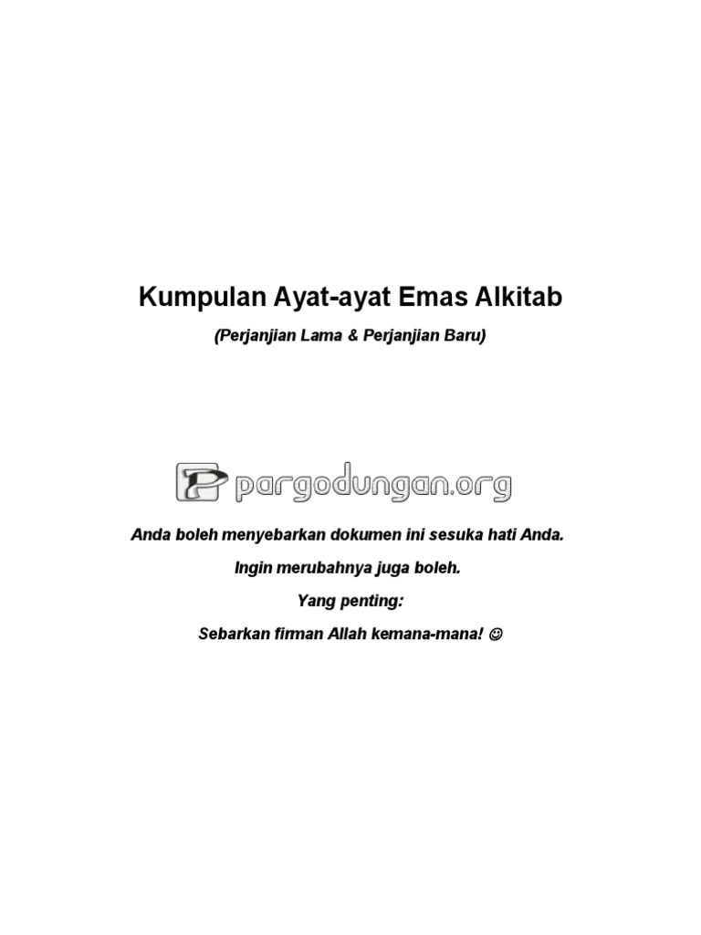 Detail Ayat Emas Alkitab Perjanjian Lama Nomer 32