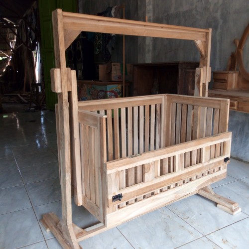 Detail Ayunan Bayi Kayu Minimalis Nomer 3