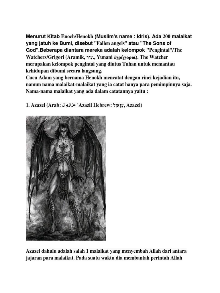 Detail Azazel Malaikat Jatuh Nomer 4