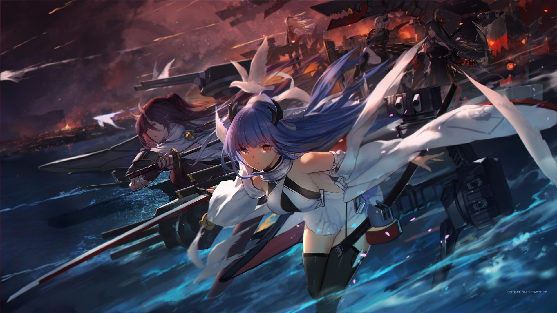 Detail Azur Lane Loading Screen Art Nomer 43